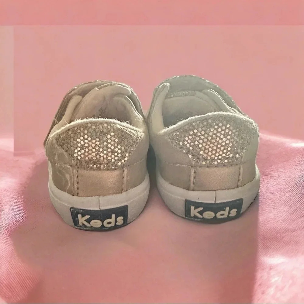 Keds Courtney H&L Sneaker - Rose Gold size 5 - Picture 8 of 10